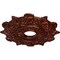 Ekena Millwork Preston Ceiling Medallion (Fits Canopies up to 4"), 17 1/2"OD x 4"ID x 1"P, Antique Copper CM17PRACS - alternate 3